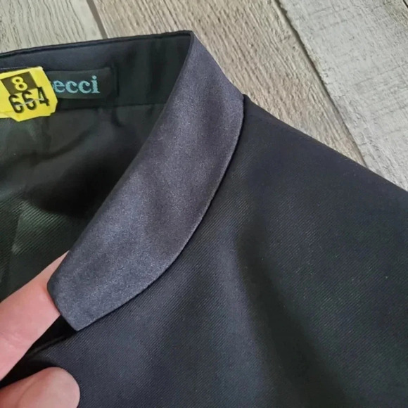 FERRECCI | Uomo Mirage Super 150 Suit/Tuxedo Jacket in Black sz 40S - Picture 5 of 7